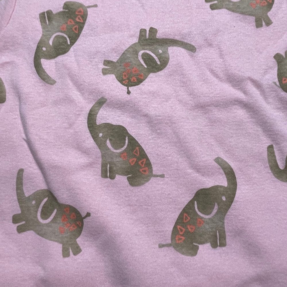 NWt 5T 5 o 4t 4 ELEPHANTs carters pajamas summer EASTER circus spring birthday - Picture 8 of 9
